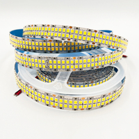 Bande lumineuse LED à double rangée SMD2835 240 LED 480 LED 15 mm Blanc 3000K/4000K/6500K Haute luminosité Étanche Flexible