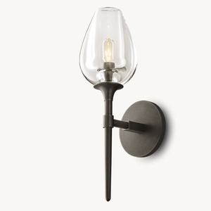Applique Murale en Métal Noir Mat, Style Industriel Moderne, pour Chevet, <span class=keywords><strong>Salle</strong></span> <span class=keywords><strong>de</strong></span> <span class=keywords><strong>Bain</strong></span>, Coiffeuse, Hôtel, Villa - Product Image 3