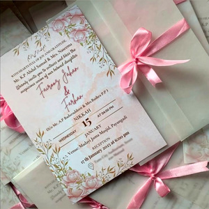 Invitaciones <span class=keywords><strong>de</strong></span> Boda <span class=keywords><strong>de</strong></span> Lujo al por Mayor con Impresión <span class=keywords><strong>de</strong></span> Logotipo Personalizado, <span class=keywords><strong>Papel</strong></span> <span class=keywords><strong>de</strong></span> Alta Calidad para Proveedores <span class=keywords><strong>de</strong></span> Eventos y Distribuidores Internacionales - Product Image 2