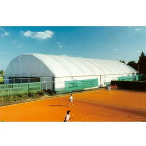 في الهواء الطلق الرياضة ملعب تنس الشتاء خيمة مضلع شكل خيمة البناء للمناسبات 10x40 الساحة الرياضية خيمة تنس