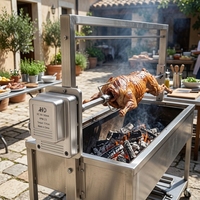 Moteur de rôtissoire BBQ SUS304