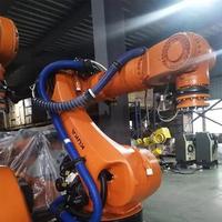 Robot de palettisation KUKA pour lignes d'emballage et bras de robot de superposition d'entrepôt, robot d'emballage
