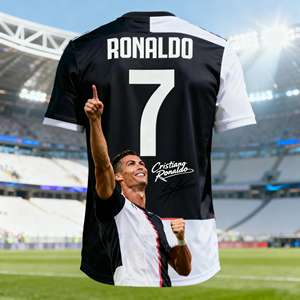 New Arrival <strong>Ronaldo</strong> #7 3D Soccer T-shirt Comfortable Training Top Men Women Kids Casual Sportswear Fan Edition <strong>Clothing</strong> - Product Image 1