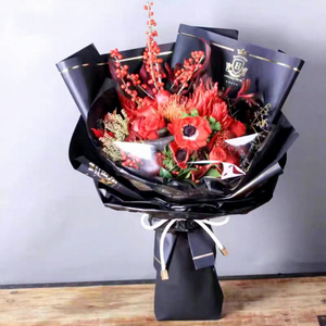 Papier d'emballage floral imperméable style créole pour la vente en gros, matériaux DIY pour bouquets floraux en OPP - Product Image 6