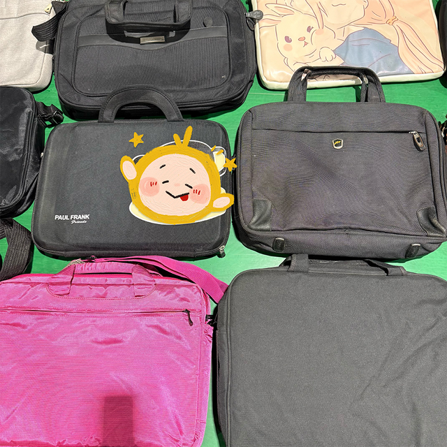 Bulk Used Laptop Bag Wholesale Second Hand Backpacks for Used Bag Office Notebook Polyester Used Tote Wholesale
