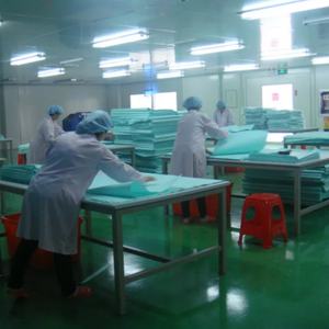 30X30Cm Medische Kwaliteit Crêpe Papier 45 Gsm 60gsm Sterilisatie Crêpe Papier Groen - Product Image 4