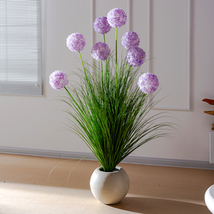 Decoración de Hogar y Oficina de Estilo Natural, Plantas Artificiales con Tacto Real, Hortensia en Maceta de Plástico <span class=keywords><strong>Verde</strong></span>, para Exteriores, Bodas, Navidad, etc. - Product Image 5