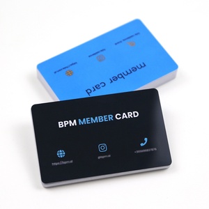 บัตรพีวีซีแบบกำหนดเองจากโรงงาน บัตรธุรกิจหรูหราพร้อม NFC บัตรธุรกิจใสระดับไฮเอนด์ บัตรสมาชิกวีไอพีพลาสติก - Product Image 5