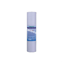 Cartouche de filtre à eau pour sédiments de 5 microns, 10 pouces, 20 pouces, PP PPF, usines de fabrication, hôtels, capacité de 500 L, composants de média de base
