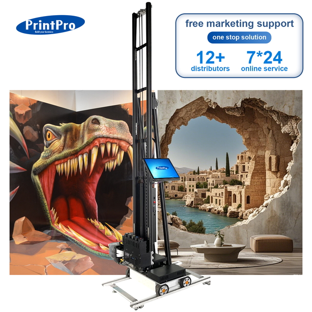 PrintPro Automatic Vertical Wall Printing Machine 3D Wall Printer Robot for Painting Walls