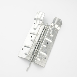 Lỗ lớn bản lề sắt mạ kẽm tấm coaming hộp bản lề trường hợp bằng gỗ-bản lề thùng gỗ Pallet thép cổ áo bản lề - Product Image 5