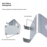 Support de téléphone portable en alliage d'aluminium, support de bureau compatible pour téléphone portable