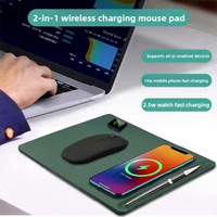 Nouveau tapis de souris à chargement sans fil 15W double charge pour montres connectées, modèle universel 17, vente en gros, cadeau de fin d'année et de gala annuel