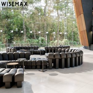 WISEMAX-muebles creativos para el hogar, sofá modular moderno DE diseño europeo combinado DE cuero, con llave DE piano DE serpiente - Product Image 6
