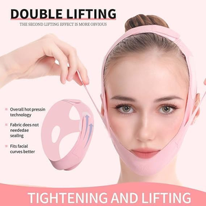 Masque facial réutilisable en forme de V pour affiner le double menton et ceinture de lifting pour appareil de lifting du visage - Product Image 2
