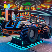 Réalité virtuelle des joueurs 9D du simulateur 6 de la VOITURE 360 de VR emballant l'équipement de divertissement de vitesse