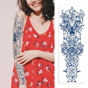 Tatouage semi-permanent réaliste pour homme, motif bras entier, bio, imperméable 2 semaines, vente en gros - Product Image 3
