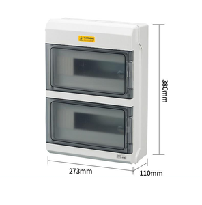 24 way Surface Mount IP66 Waterproof Distribution Box 24-36 Way Press-to-Open Minimalist Electrical Enclosure Only empty boxes - Product Image 2