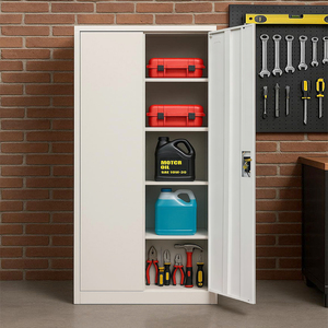 Myoubao văn phòng lưu trữ tủ nhà để xe kim loại Tủ hồ sơ tủ khóa với khóa, có thể điều chỉnh kệ cho nhà văn phòng - Product Image 5