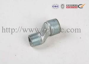 높은 품질 공장 공급 합리적인 가격 가단성 철 편심 젖꼭지 뜨거운 담근 아연 도금 파이프 피팅 - Product Image 6