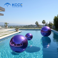 Ballon miroir gonflable en PVC double couche pour intérieur et extérieur, brillant, pour les fêtes disco et la décoration d'événements d'entreprise