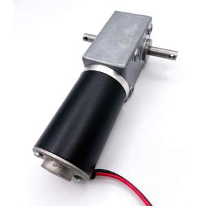 gleichstrommotor hohes drehmoment doppelwellen-getriebe wurmgetriebemotor 12 v - Product Image 2