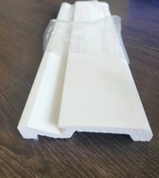 PS polystyrène LED éclairage plinthe en plastique plinthe moulage accessoires de sol pour appartement