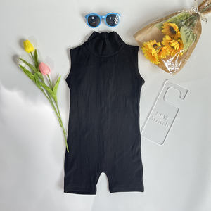 Mono sin mangas personalizado al por mayor para niñas pequeñas, pelele de verano 2022 para niños, mono corto - Product Image 5