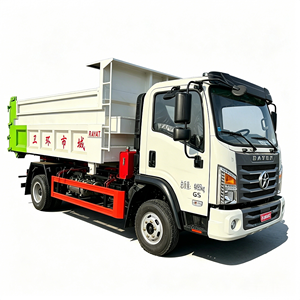 Nouveau camion poubelle Dayun 10 tonnes avec grue de ramassage 4x2 pour la collecte des déchets municipaux - Product Image 1