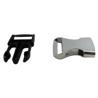 Accessoires de sac classiques et élégants en gros – Serrures à bouton en alliage de zinc 65 mm, sangles en plastique robustes et légères, chromées, multi-usages