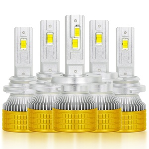 หลอดไฟหน้ารถยนต์ LED รุ่น K55 One Copper Tube พร้อมรีโมทควบคุมแสงไฟสามระดับ ไฟกระพริบ 9005 9006 9012 120W สำหรับไฟตัดหมอก LED - Product Image 3