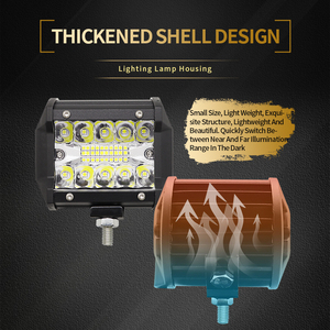 Support universel de crochet d'attelage de voiture avec 4 ''60W 72W 18W LED lumière de travail support de lampe antibrouillard arrière sauvegarde Offroad Truck Trailer - Product Image 2