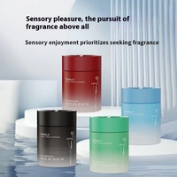 Rafraîchisseur d'air de voiture en verre haut de gamme à double usage Diffuseur d'aromathérapie pour la maison Parfum longue durée Baume solide Siège de voiture