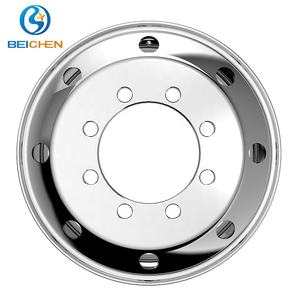 Roues de <span class=keywords><strong>remorque</strong></span> à 8 <span class=keywords><strong>trous</strong></span> 22,5*7,5 en alliage d'aluminium forgé Jantes de roues de camion 22,5 - Product Image 3