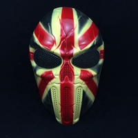 Masques effrayants, masque CS en PVC personnalisable, unisexe, Halloween, paintball, airsoft, masque de crâne de l'armée de la jungle
