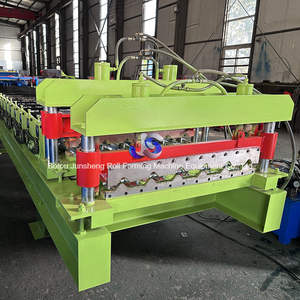 하이 퀄리티 금속 루핑 시트 기계 지붕 타일 만들기 기계 롤 성형 기계 지붕 - Product Image 4