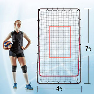 एकल पक्षीय वॉलीबॉल अभ्यास नेट सॉफ्टबॉल फुटबॉल बेसबॉल प्रशिक्षण के लिए खेल अभ्यास प्रशिक्षण के लिए रीबाउंड सुविधा - Product Image 6