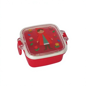 Lonchera Bento <span class=keywords><strong>de</strong></span> Plástico Pequeña para Picnic, con Logotipo Personalizado, para Regalo Promocional, Mini Contenedor <span class=keywords><strong>de</strong></span> <span class=keywords><strong>Almacenamiento</strong></span> <span class=keywords><strong>de</strong></span> Alimentos - Product Image 1