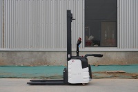 Chariot élévateur électrique Solreign CDD 1,6t 1600kg, élévateur à palettes marcheur 4m, batterie lithium 48V, déplaceur latéral hydraulique