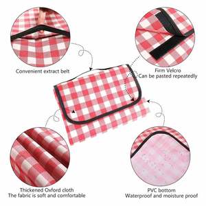 Wholesale Outdoor Extra <b>Large</b> Picnic Waterproof Beach Rug Foldable Portable Sand Proof <b>Mat</b> Blanket - Product Image 4