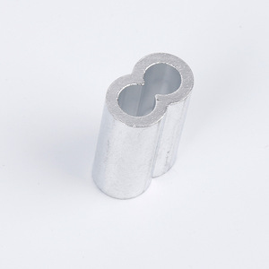 Colliers de serrage pour câbles métalliques, manchon en aluminium, double trou, 1,2 mm, métrique, usage industriel général - Product Image 2