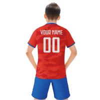 Conjunto de Camiseta de Fútbol Personalizada para Niños y Niñas de Chile, con Nombre y Número, Uniforme de Entrenamiento de Fútbol por Sublimación