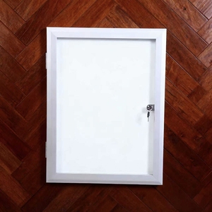 Vitrine murale intérieure avec porte en verre verrouillable, idéale pour les menus, les annonces et les affiches <span class=keywords><strong>de</strong></span> <span class=keywords><strong>sécurité</strong></span> - Product Image 1