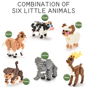 <span class=keywords><strong>Perles</strong></span> à fusionner, kits de <span class=keywords><strong>perles</strong></span> à repasser, série d'animaux 3D, bricolage éducatif et artisanat créatif pour enfants, développement de la motricité fine - Product Image 5