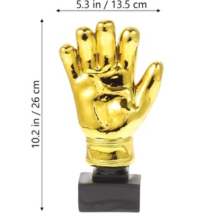 Polyrésine Gardien Prix Trophées Football Gant D'or Trophée Tasses Gants Modèle Football Match Trophée Fans Souvenir - Product Image 2