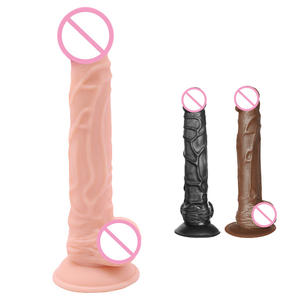 Deloveリアルな女性用人工PVCペニスディルド防水振動モード26x4cm女性用 - Product Image 1