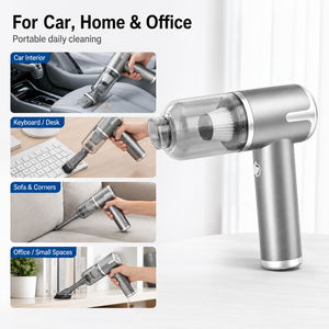 4000Pa Cordless Handheld Vacuum Cleaner with Air Blower Inflator and Vacuum <b>Pump</b> 7 in 1 Portable Mini Cleaner OEM ODM - Product Image 4