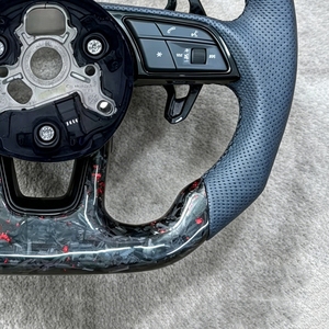 Accesorios para Automóviles de Fibra de Carbono para Audi TT R8 B8 B9 S3 S4 S5 S6 S7 RS3 RS4 RS5 RS6 A3 A7 A8 A6 C7 RS Q3 Q5 Q6 <span class=keywords><strong>A4</strong></span> A5, Volante - Product Image 4