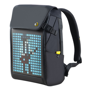 DIVOOM-mochila <span class=keywords><strong>Pixoo</strong></span> M para hombre y mujer, morral escolar impermeable de 13 pulgadas, bolsa para ordenador portátil, 16x16 RGB - Product Image 1