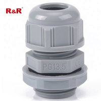 R & R Presse-étoupe en nylon de meilleure qualité tous types PG Pa66 échantillon gratuit RNS PG7 PG9 PG11 PG13.5 PG16 PG21 PG29 PG36 PG42 PG48